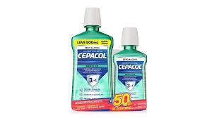 KIT ANTI SEPT CEPACOL MENTA ICE 500ML 250ML