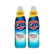 KIT CLORO GEL SANOL 700ML C/2UN