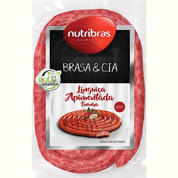 LINGUICA NUTRIBRAS APIMENTADA FININHA 500G