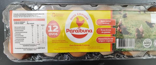 OVO PARAIBUNA CAIPIRA 12UN