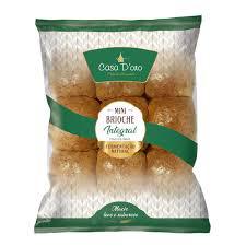 PAO CASA D OURO MINI BRIOCHE INTEGRAL 270G