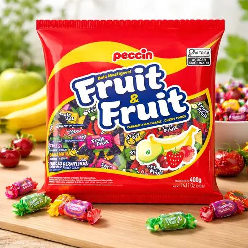 BALA PECCIN 400G FRUIT E FRUIT SORTIDA