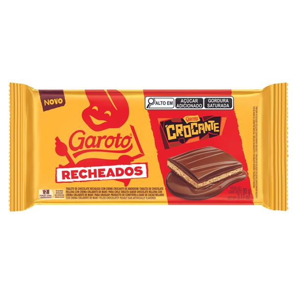 BARRA GAROTO RECH 90G CROCANTE