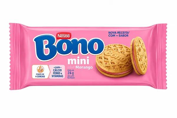 BISC MINI BONO 24G MORANGO