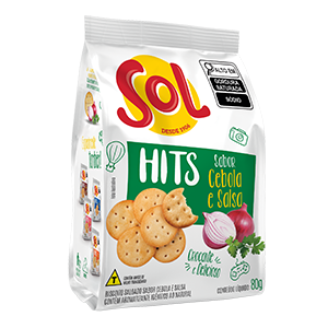 BISC SALG SOL HITS 80G CEBOLA E SALSA