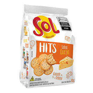 BISC SALG SOL HITS 80G QUEIJO