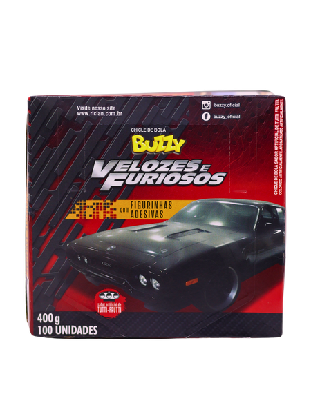 CHICLE BUZZY 100UN VELOZES E FURIOSOS HO