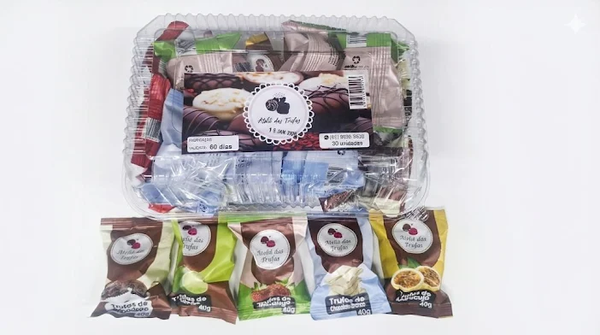 TRUFA ATELIE DAS TRUFAS 40G SABORES SORTIDO