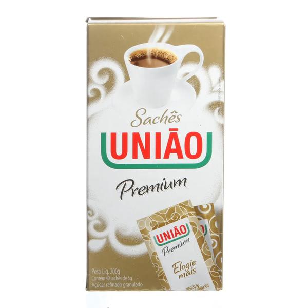 Acucar Refinado Uniao Premium 200g Sache