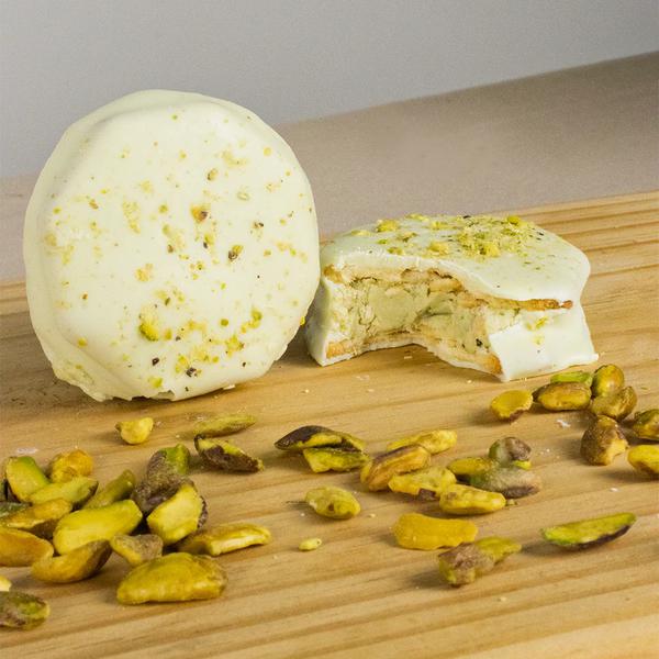 Alfajor C/Whey Aminna 50g S/A S/G  Pistache