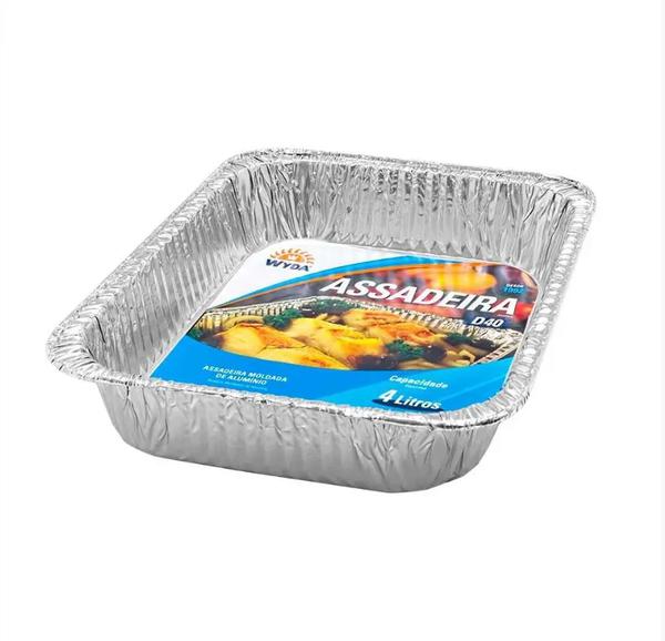 Assadeira Moldada De Aluminio 4l D40