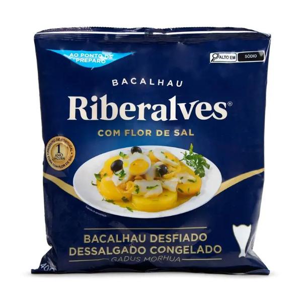 Bacalhau Cong. Riberalves 400g Morhua Desfiado