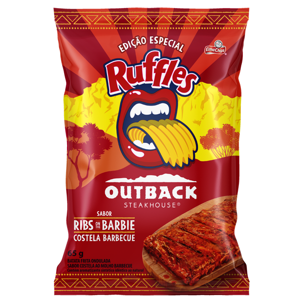 Batata Elma Chips Ruffles 65g Outback Steakhouse