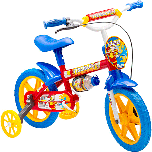Bicicleta Vermelha Aro 12 Fire