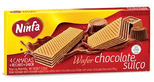 Bisc. Ninfa Wafer Tem+ 100g Morango