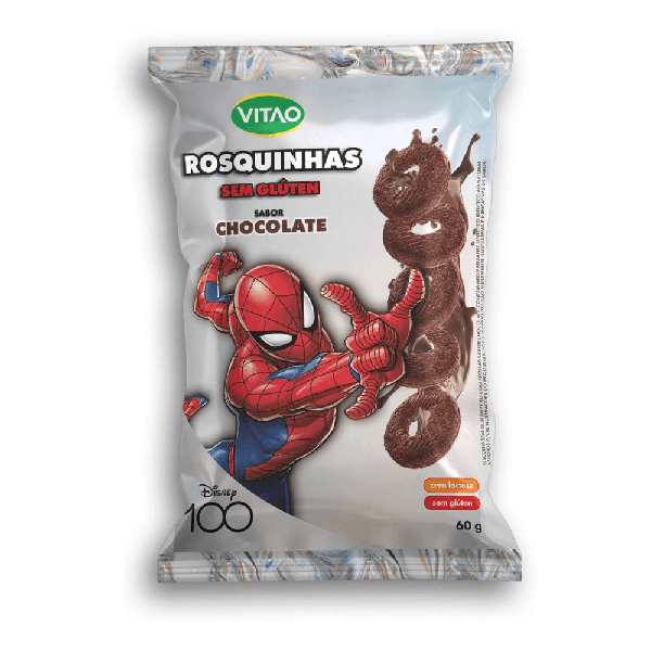 Bisc. Rosquinha Vitao 60g S/G S/L Chocolate