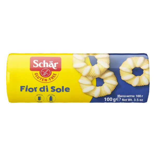 Bisc. Schar Fior Di Sole 100g Sem Gluten