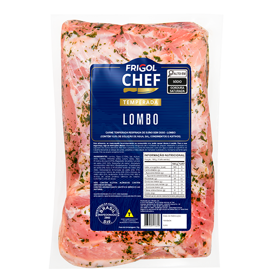 Carne Suina Lombo Frigol Kg Temperado