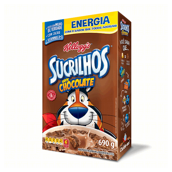 Cereal Kellogg s Sucrilhos 690gr Chocolate