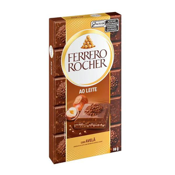 Choc. Ferrero Rocher Tablete 90g Dark