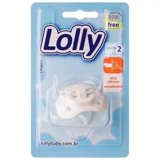 Chupeta Lolly Branca N.2