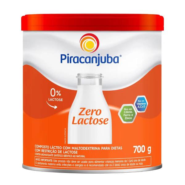 Composto Lacteo Piracanjuba 700g Zero Lactose Lata