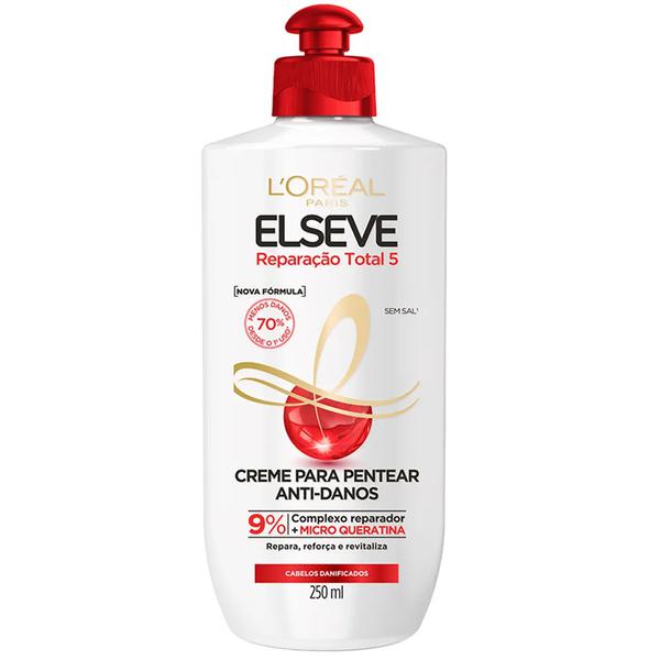 Creme De Pentear Elseve 250ml Reparacao Total 5
