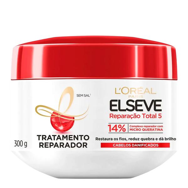 Creme De Tratamento  Elseve 300ml Glycolic Gloss