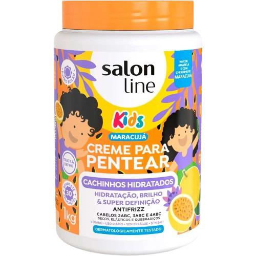Creme Para Pentear Salon Line 1kg Cachinhos Hidrat/Maracujá