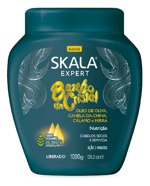 Creme Tratamento Skala 1kg Banho De Cristal
