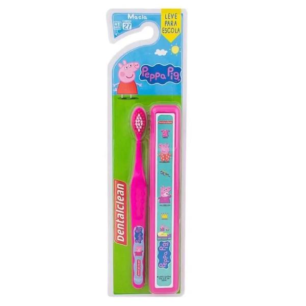 Escova Dental Dentalclean Peppa C/Estojo