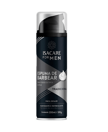 Espuma Barbear Isacare 190g Tradicional
