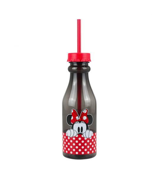 Garrafa C/ Canudo 500ml Minnie