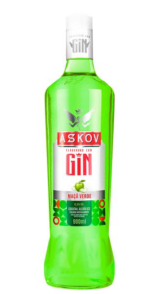Gin Askov 900ml Teor38 Maca Verde