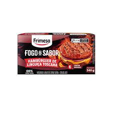 Hamburguer Frimesa Bovino 540g Linguica Toscana