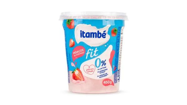 Iogurte Itambe Pedaços Zero 450g Morango