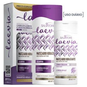 Kit Laevia Matizador Hidratante Sh 400ml + Cond 180ml