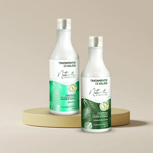 Kit Natural Braziliss Controle De Oleosidade 500ml