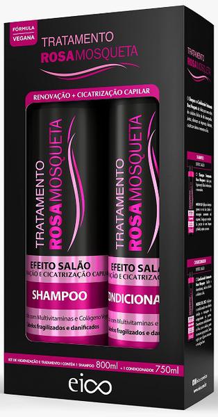 Kit Sh+cond. Eico 800ml+750ml Rosa Mosqueta