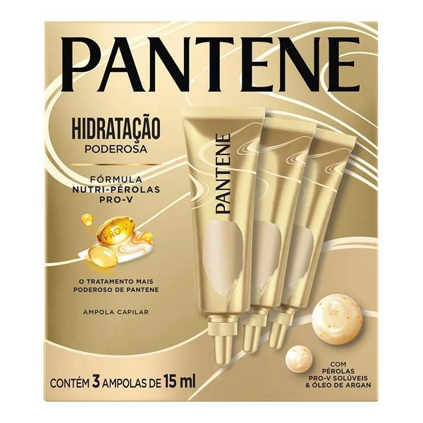 Kit Trat. Pantene C/3 Ampola 15ml Hidrocauterizacao
