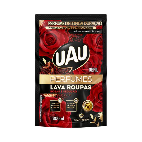 Lava Roupa Uau Concentrado 800ml Rosas e Seducao