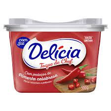 Margarina Delicia 500g C/Sal Toque De Chefe Pimenta Calabresa