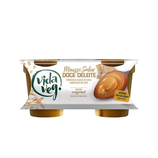 Mousse Vegano Vida Veg 200g Doce De Leite