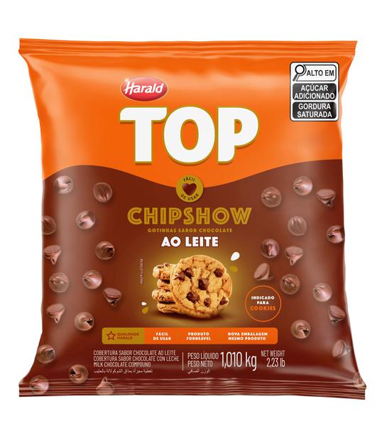Mp Choc Harald Chipshow Ao Leite 1,05kg