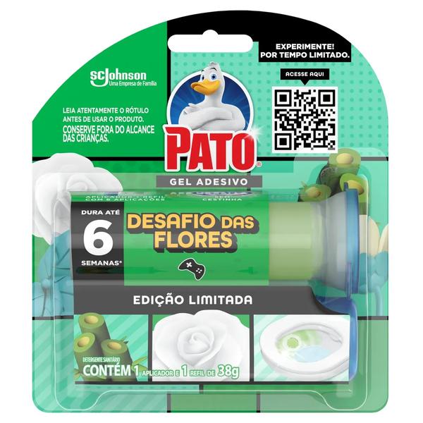 Pato Gel Adesivo Ap. Gratis C/6 Desafio Das Flores