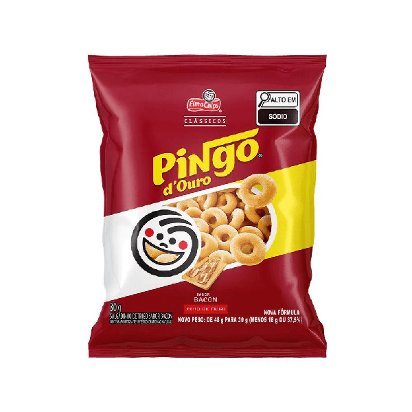 Pingo d Ouro E.Chips 30g Bacon