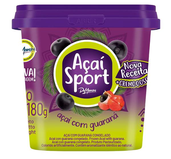 Polpa De Acai De Marchi 180g Açai/Guarana/Morango