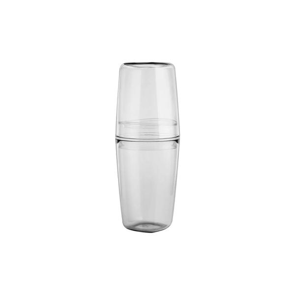 Porta Escova Tule Rosa Quartz Fechado