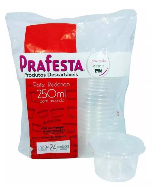 Pote Prafesta Redondo 250 Ml C/24
