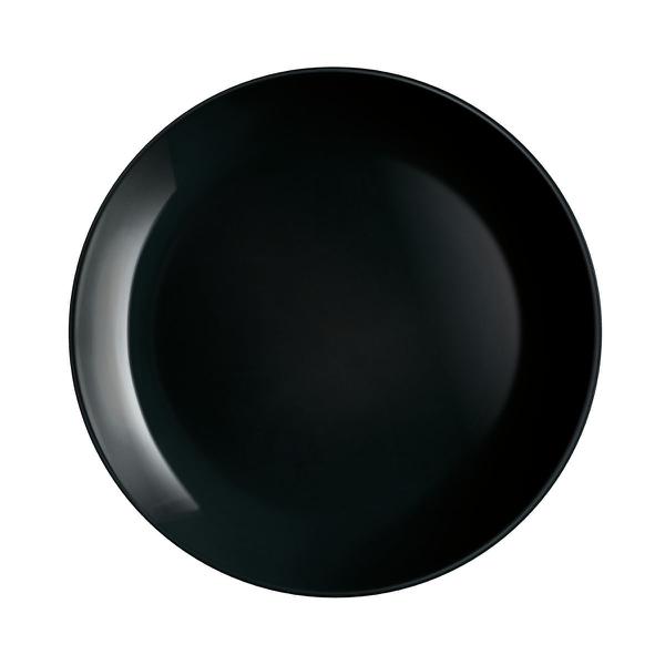 Prato Lyor Raso Diwali Black 27cm Branco